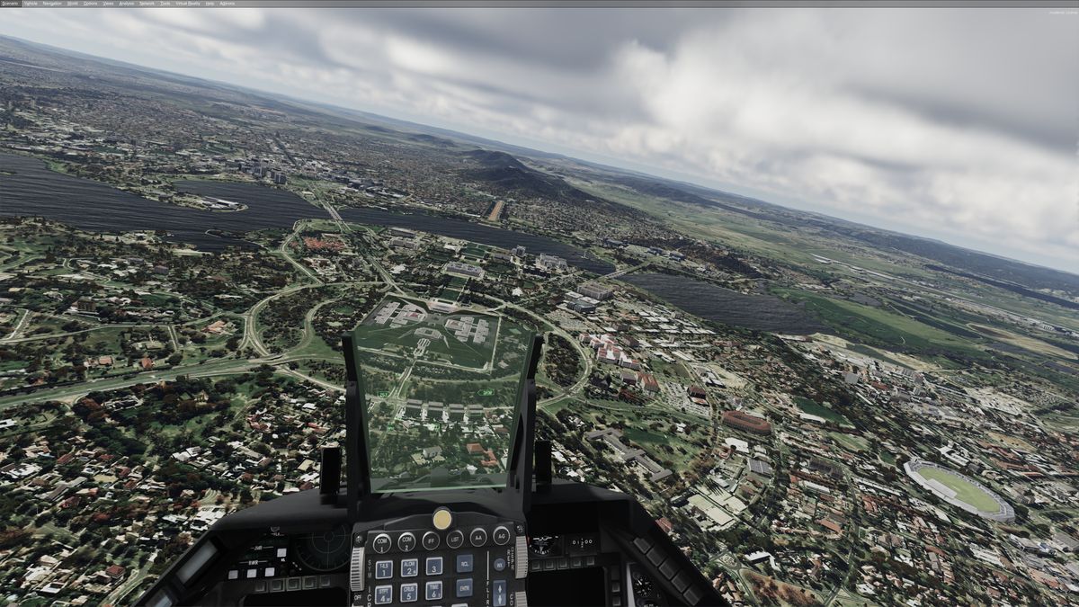 ORBX Canberra in Prepar3D v.5. And an F-16 - Oct 7th, 2020