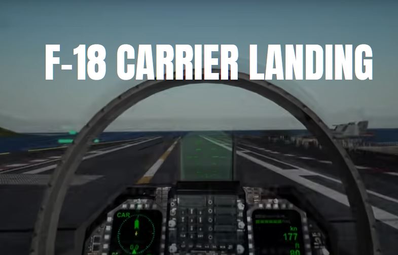 F-18 Carrier Landing