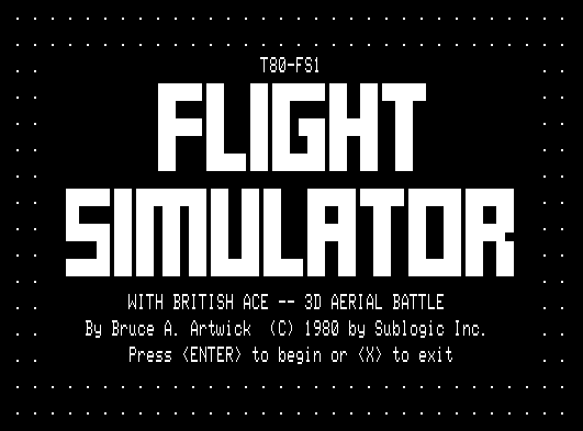 Flight Simulator 1