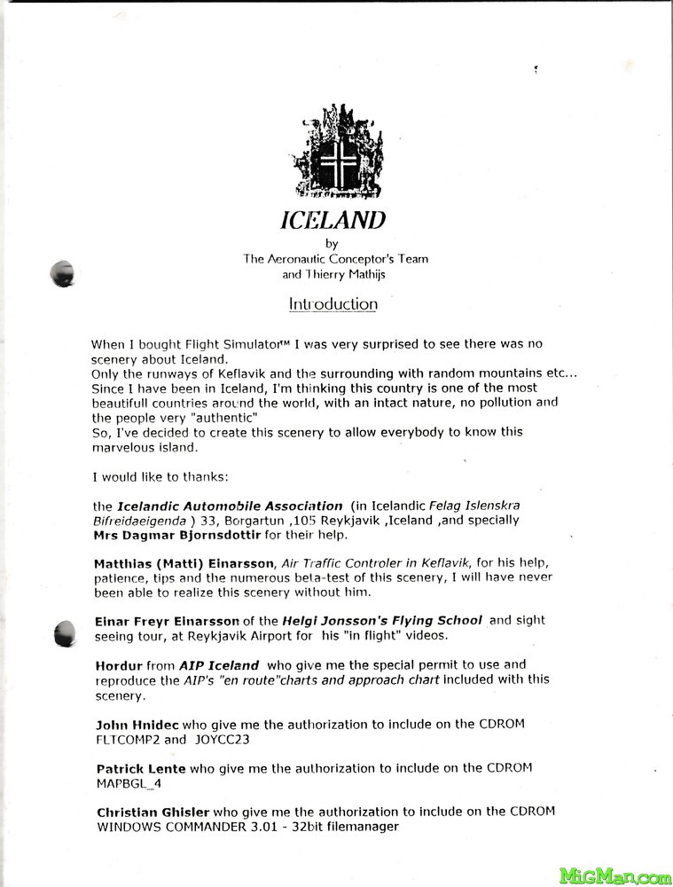 Iceland Scenery for Microsoft Flight Sim