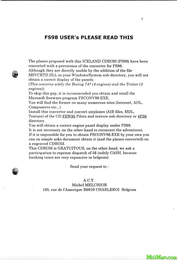 Iceland Scenery for Microsoft Flight Sim