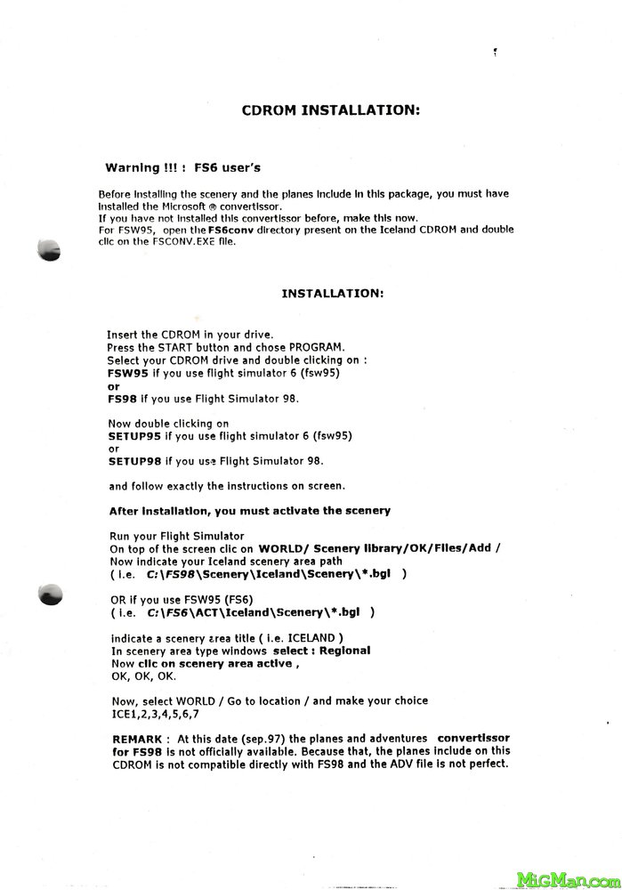 Iceland Scenery for Microsoft Flight Sim