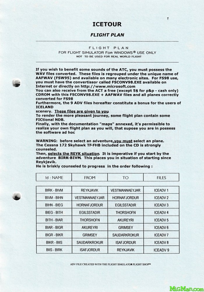 Iceland Scenery for Microsoft Flight Sim