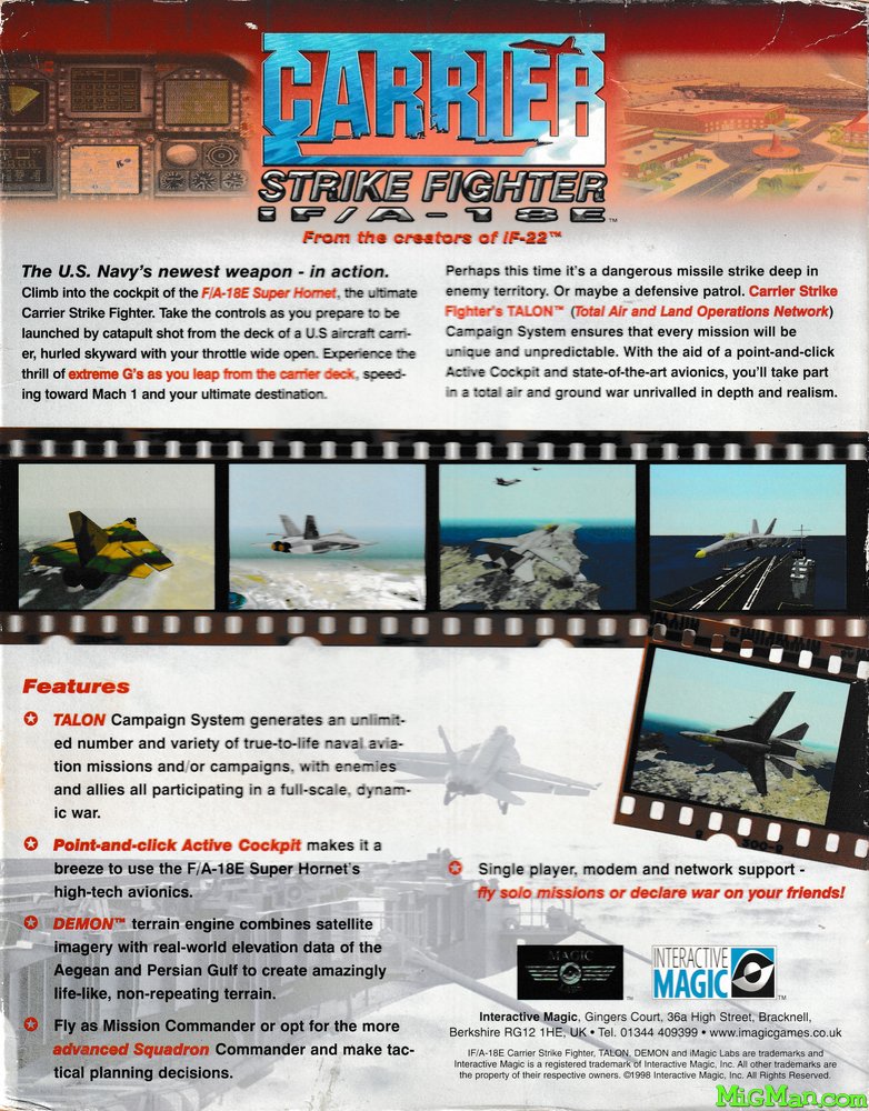 iF/A-18E Carrier Strike Fighter
