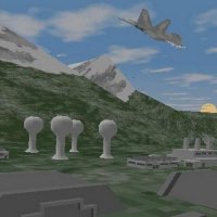 Mountains were now textured and awesome in size in Jetfighter III.