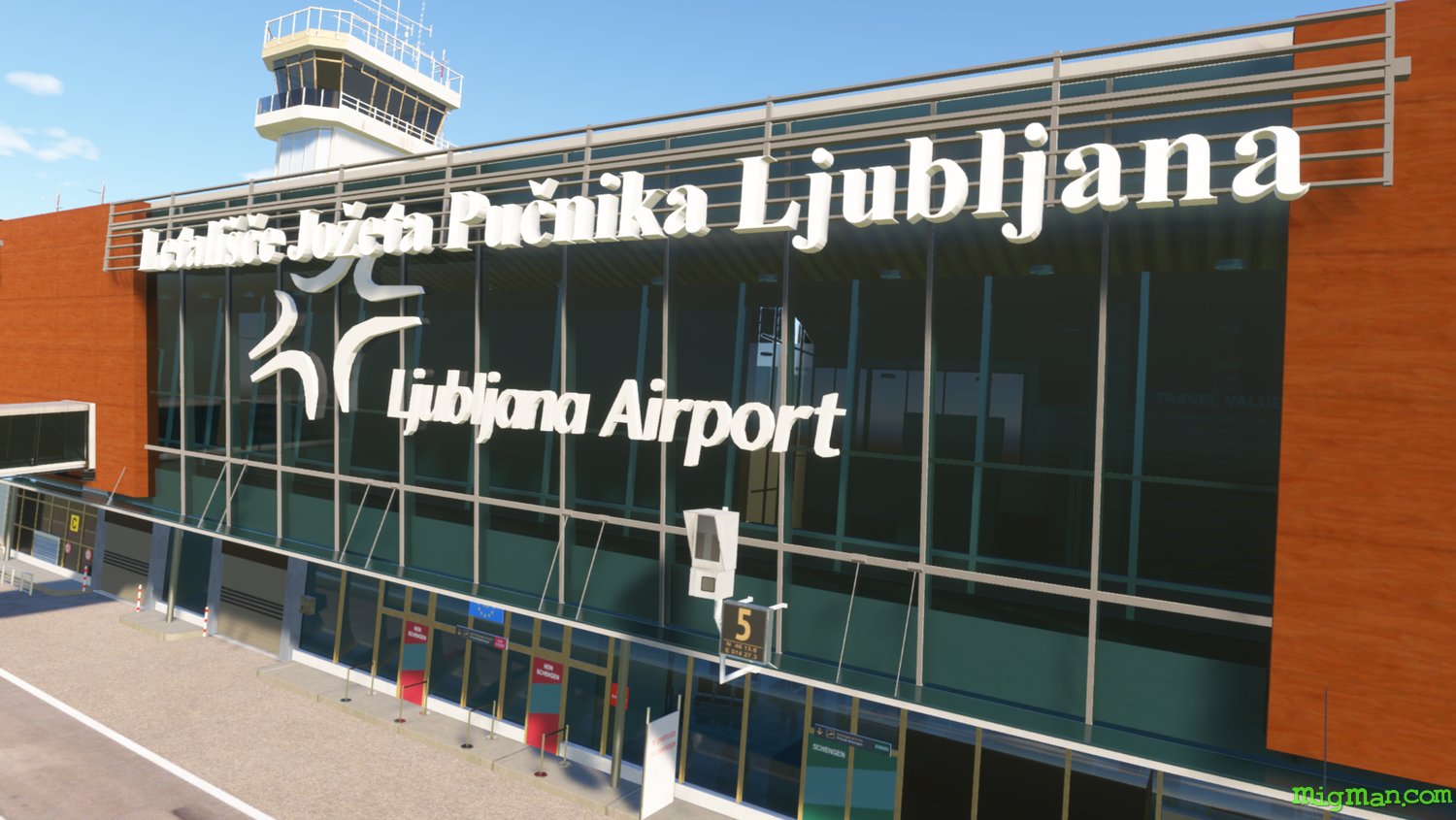 LJLJ Ljubljana Airport (Scenic Routes)