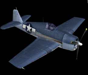 Grumman F6F-3 Hellcat in Microsoft Combat Flight Simulator 2