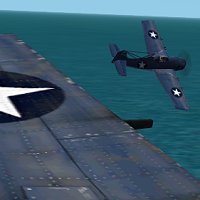 4th June - Carrier attack at Midway: Grumman F4F-4 Wildcat