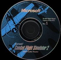 Microsoft Combat Flight Simulator 2 - CD face