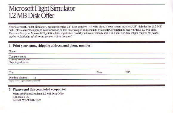 Microsoft Flight Simulator 5