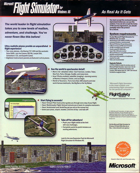 Microsoft Flight Simulator 95