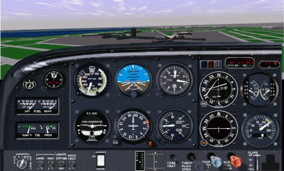 Cessna Skylane 182R RG - cockpit