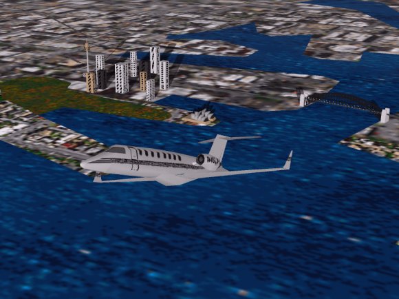 Learjet 45  in Microsoft Flight Simulator 98