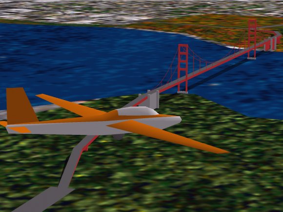Schweizer 2-32 Sailplane  in Microsoft Flight Simulator 98
