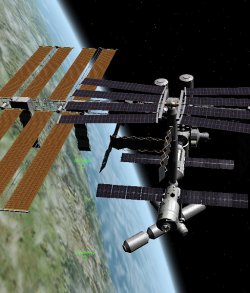 International Space Station over MiGMan...