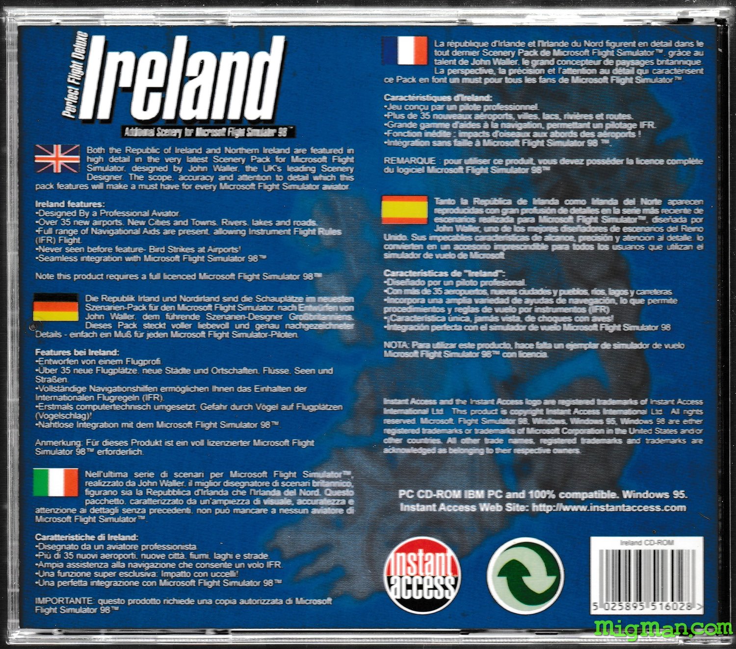 Perfect Flight Deluxe Ireland