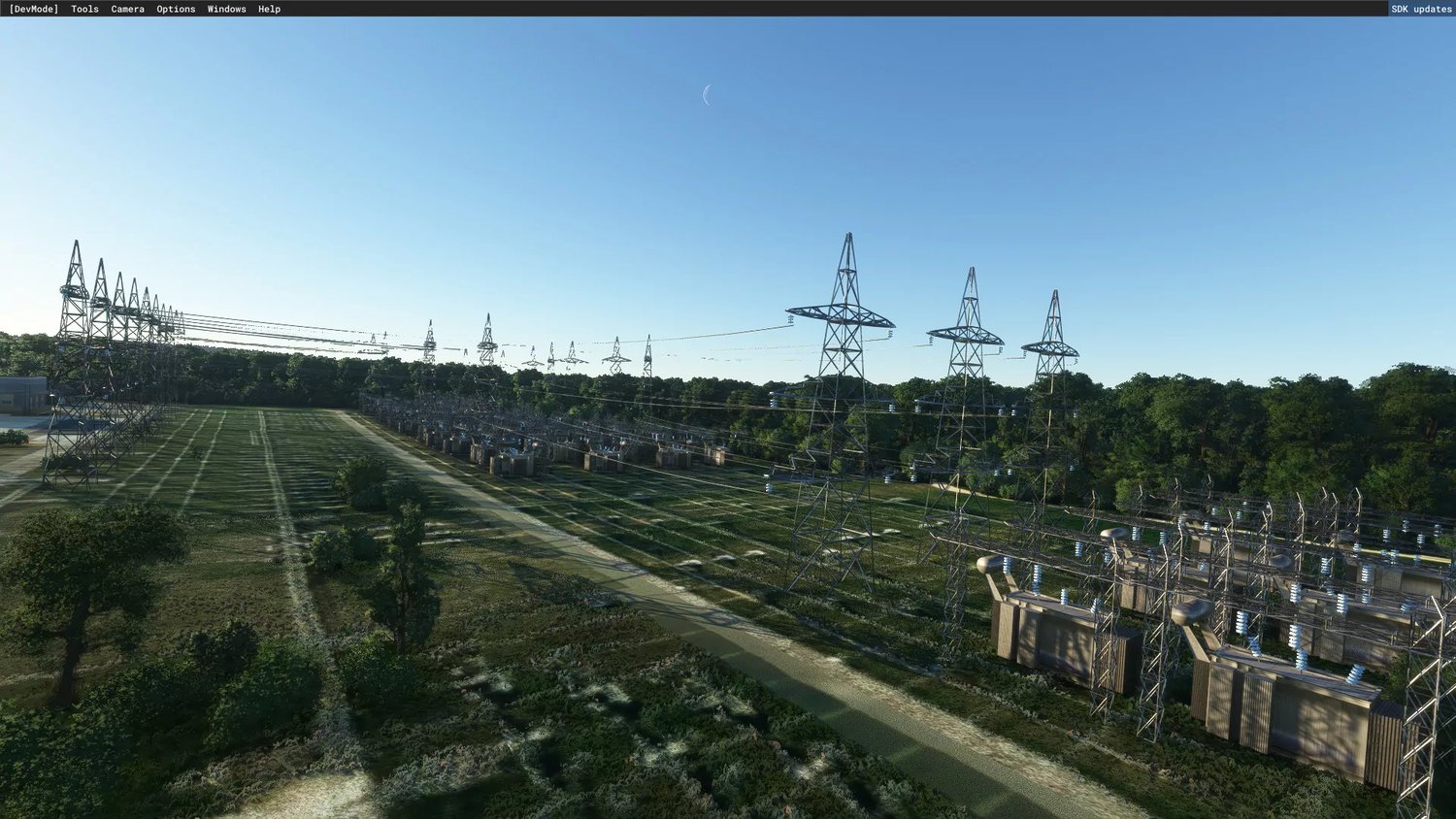 Power Lines and Solar Farms